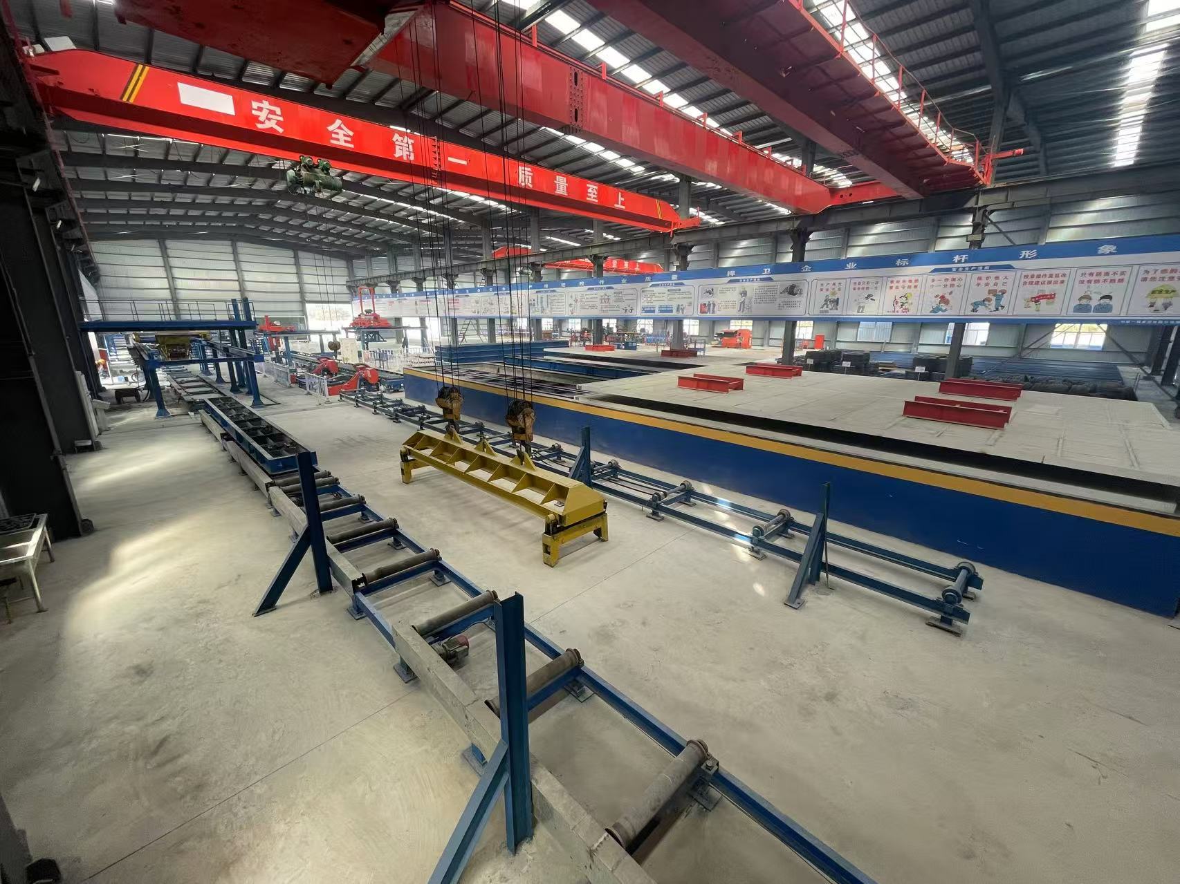 中鐵一局淮宿蚌鐵路  軌枕生產線